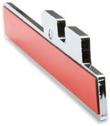 Hurst Emblem, Plastic, Chrome, Equipped, Adhesive Back, Universal, Each (HU1361000)