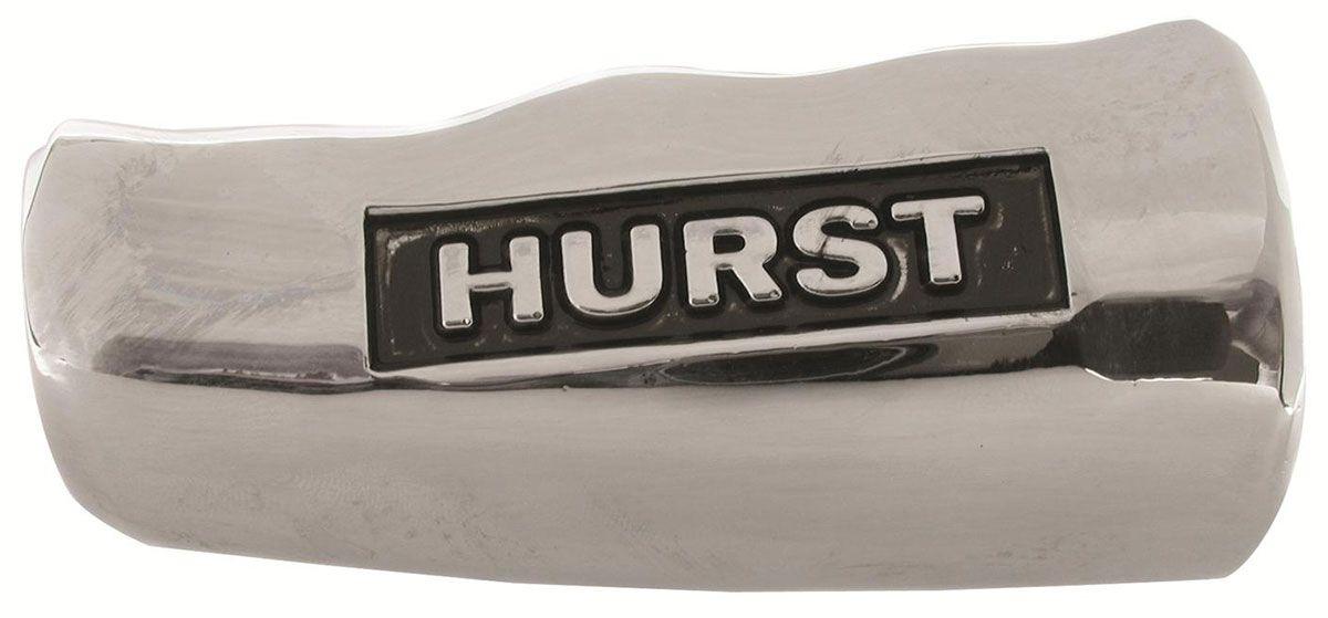 Hurst Shift Knob, T-Handle, Aluminium, Chrome, Logo, Automatic, Manual Transmission, Each (HU1530032)