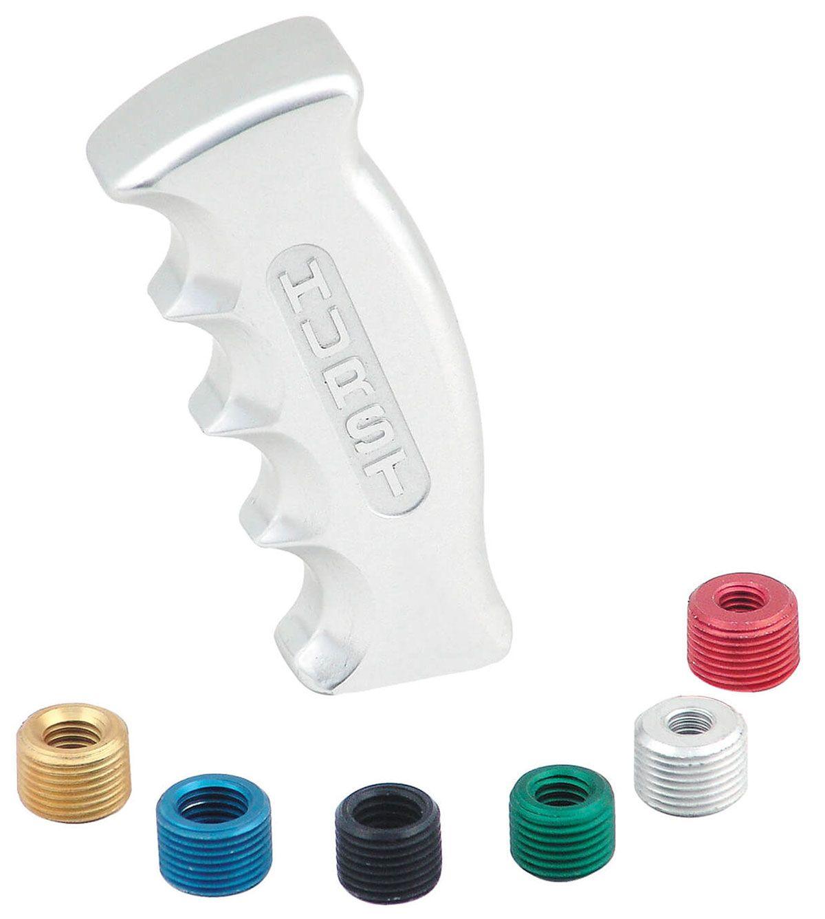 Hurst Shift Knob, Pistol Grip, Aluminium, Anodised, Logo, Each (HU1531000) HU1531000