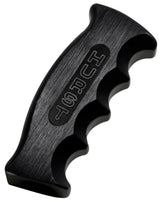 Hurst Shift Knob, Pistol Grip, Aluminium, Black, Logo, Each (HU1536010)