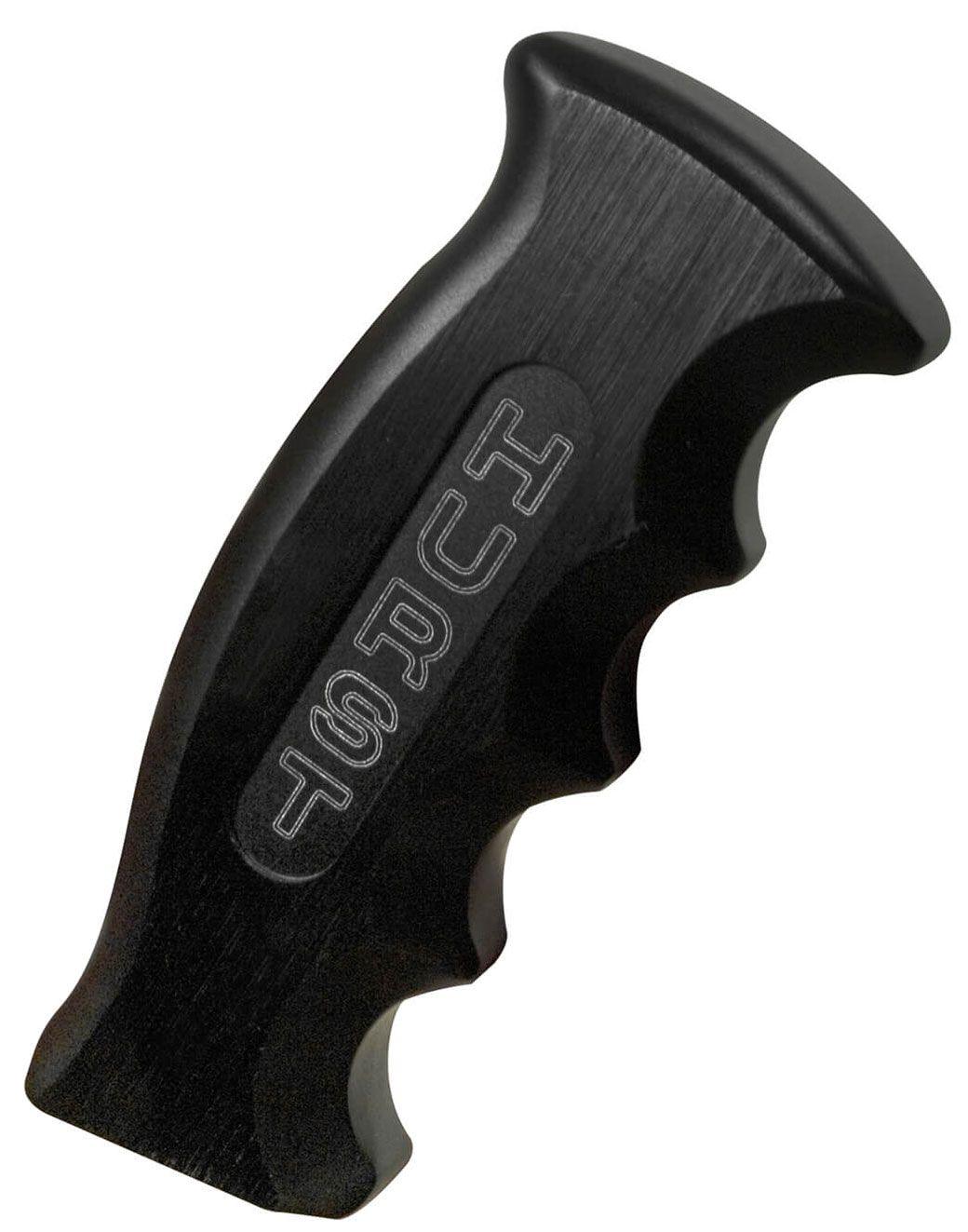 Hurst Shift Knob, Pistol Grip, Aluminium, Black, Logo, Each (HU1536010)