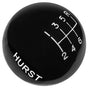 Hurst Shift Knob - Black 6 Speed 3/8 - 16 Threads (HU1631040) HU1631040