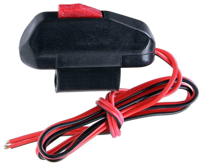 Hurst Switch, Push Button, Momentary, Launch, Nitrous, Trans-Brake, Plastic, Black, 10 Amps, with Cord, Each (HU2483875)