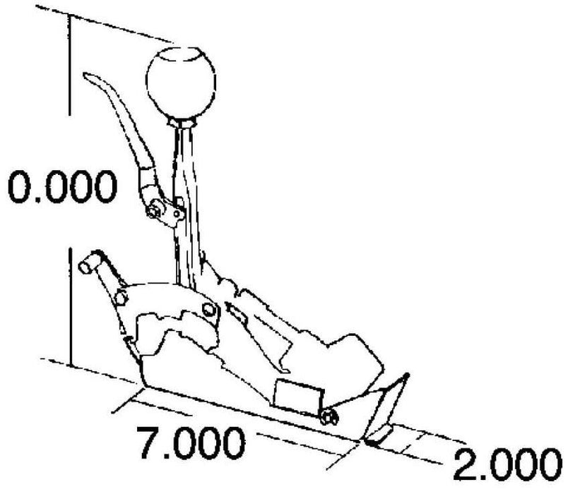 Hurst Automatic Shifter, Quarter Stick, Reverse Pattern, Mopar/For Ford, For Lincoln, For Mercury, Each (HU3160014)