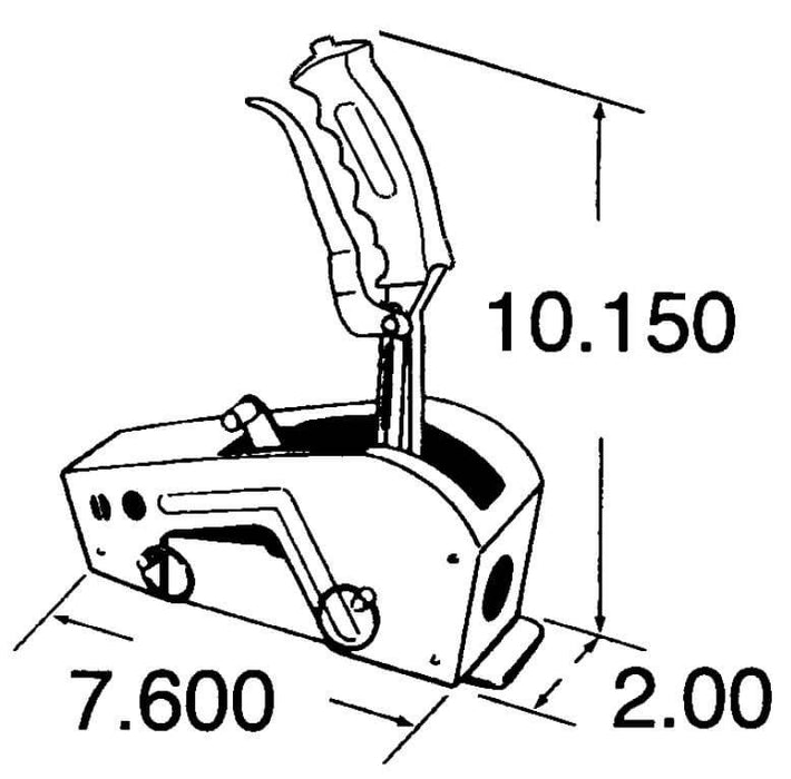 Hurst Automatic Shifter, Pistol-Grip Quarter Stick, Mopar/For Ford, For Lincoln, For Mercury, Each (HU3162009)