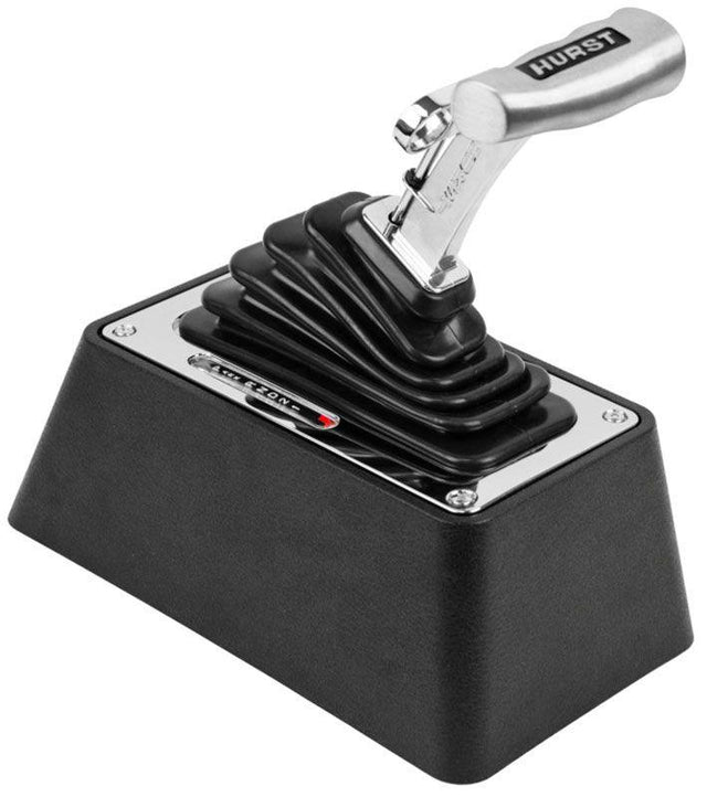 Hurst Automatic Transmission Shifter, V-Matic 3, Reverse Lockout, T-handle Knob, Boot, For Chevrolet, For Chrysler, For Ford, Each (HU3838530) HU3838530