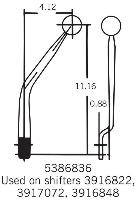 Hurst Manual Shifter, Competition, Plus, For Chevrolet, For Pontiac, Each (HU3916848)