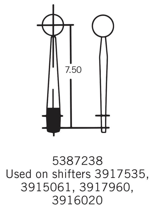 Hurst Manual Shifter, Street Super, Muncie, BW T10/Super T10, Saginaw, For Ford T&C, Each (HU3917535)