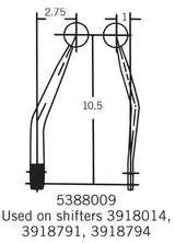Hurst Manual Shifter, Competition, Plus, Saginaw, 441, For Chevrolet, For Oldsmobile, For Pontiac, Each (HU3918794)