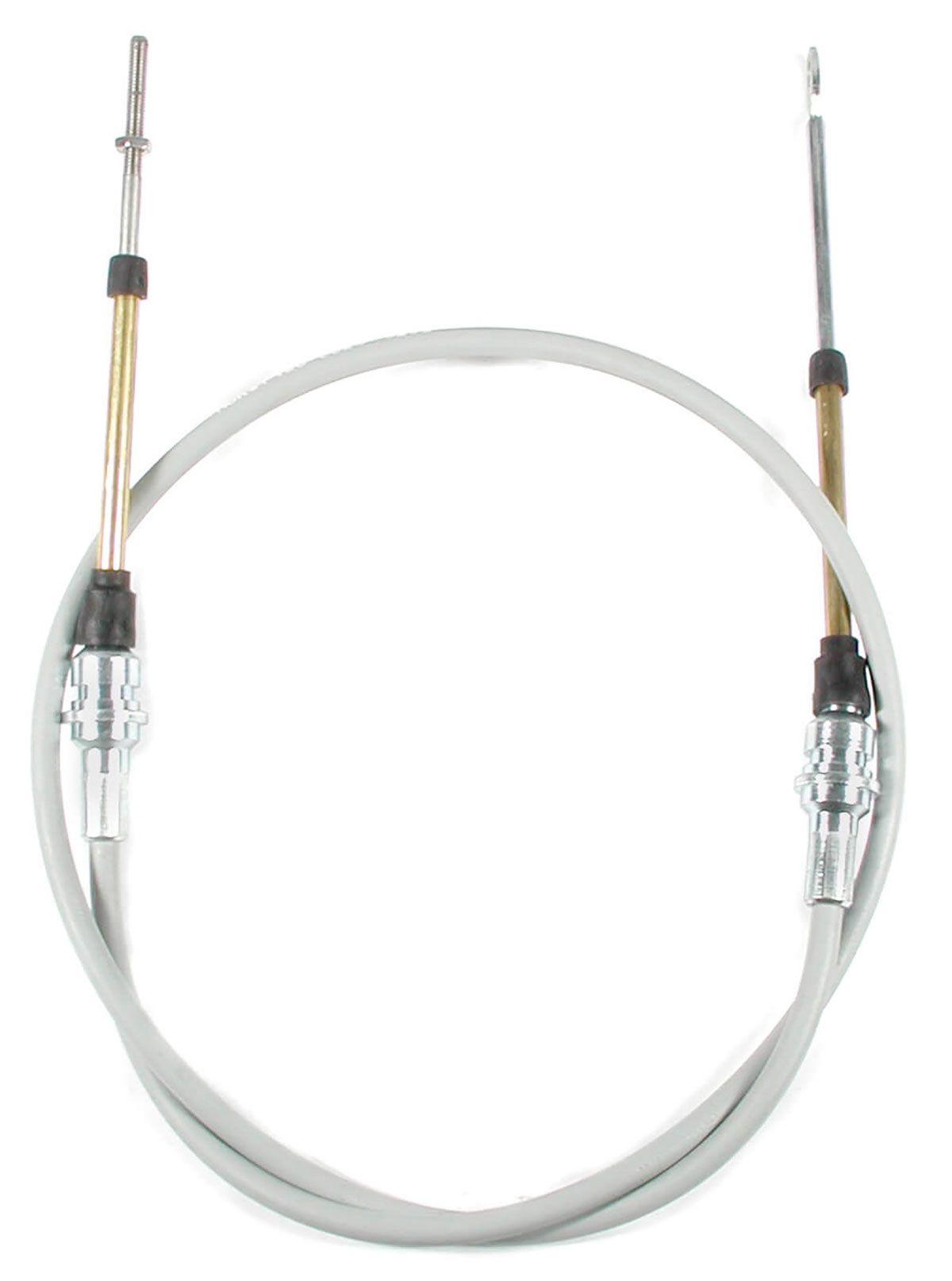 Hurst Shifter Cable, 8 ft. Length, Morse Style, Eyelet/Threaded Ends, Gray, Each (HU5000028) HU5000028