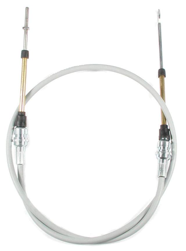 Hurst Shifter Cable, 8 ft. Length, Morse Style, Eyelet/Threaded Ends, Gray, Each (HU5000028) HU5000028
