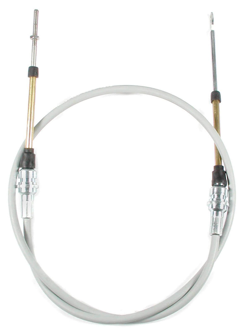 Hurst Shifter Cable, 8 ft. Length, Morse Style, Eyelet/Threaded Ends, Gray, Each (HU5000028) HU5000028