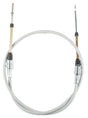 Hurst Shifter Cable, 8 ft. Length, Morse Style, Eyelet/Threaded Ends, Gray, Each (HU5000028) HU5000028