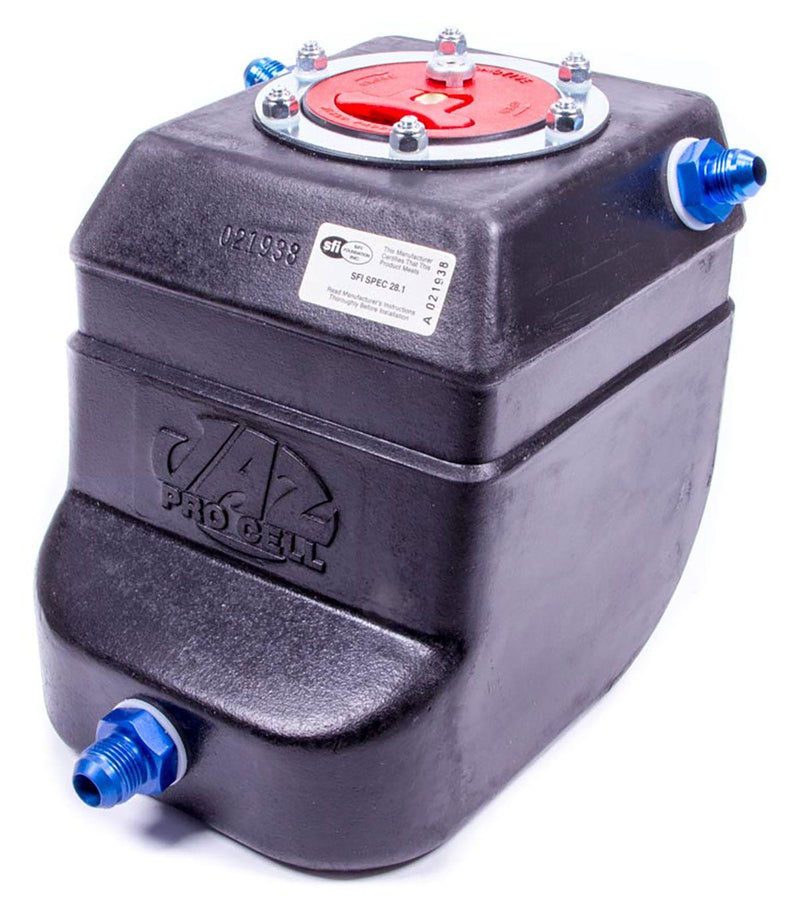JAZ 2 Gallon Pro Stock Poly Fuel Cell (Black No Foam) (JAZ220-002-NF) JAZ220-002-NF