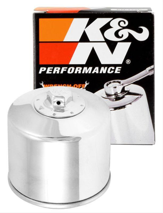 K&N Chrome Performance Oil Filter (KN-172C)