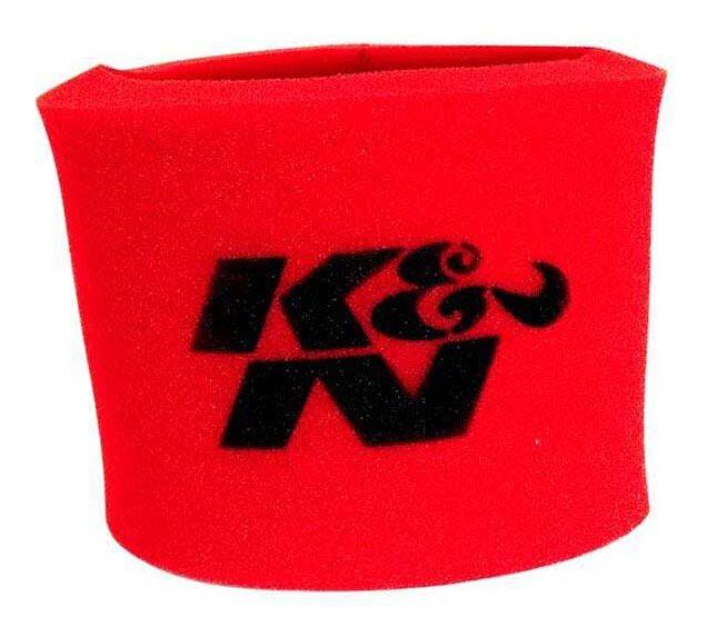 K&N Red Foam Oval Straight Precharger Filter Wrap (KN25-3340) KN25-3340