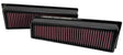 K&N Replacement Panel Filter (KN33-2449) KN33-2449