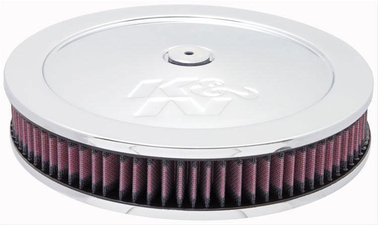 K&N Chrome Custom Air Cleaner Assembly 11 x 2-3/16" (KN60-1170) KN60-1170
