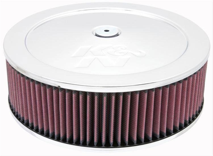 K&N Chrome Custom Air Cleaner Assembly 11 x 3-1/2" (KN60-1230) KN60-1230
