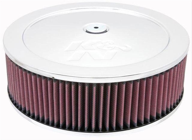 K&N Chrome Custom Air Cleaner Assembly 11 x 3-1/2" (KN60-1230) KN60-1230