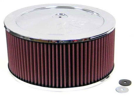 K&N Chrome Custom Air Cleaner Assembly 11 x 6" (KN60-1250) KN60-1250