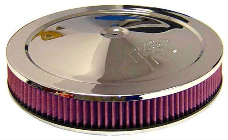 K&N Chrome Custom Air Cleaner Assembly 14 x 2-1/4" (KN60-1263) KN60-1263
