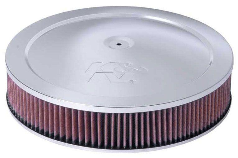 K&N Chrome Custom Air Cleaner Assembly 14 x 3" (KN60-1264) KN60-1264