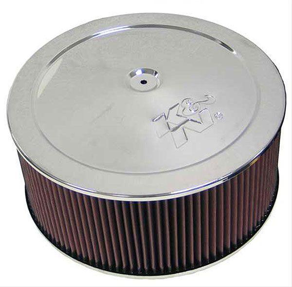 K&N Chrome Custom Air Cleaner Assembly 14 x 6" (KN60-1310) KN60-1310