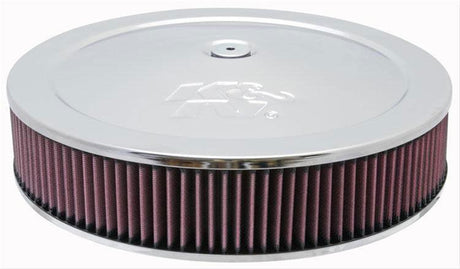 K&N Chrome Custom Air Cleaner Assembly 14 x 3" (KN60-1430) KN60-1430