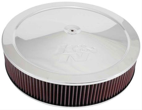 K&N Chrome Custom Air Cleaner Assembly 16 x 3-1/2" (KN60-1640) KN60-1640