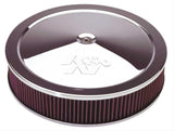 K&N Chrome Custom Air Cleaner Assembly 16 x 3-1/2" (KN60-1640)