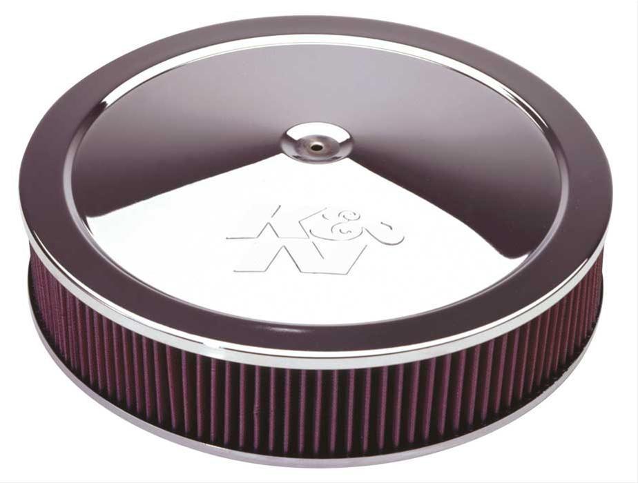 K&N Chrome Custom Air Cleaner Assembly 16 x 3-1/2" (KN60-1640)