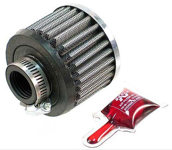 K&N Clamp-On Vent Filter 3 OD x 2-1/4 H (KN62-1420) KN62-1420