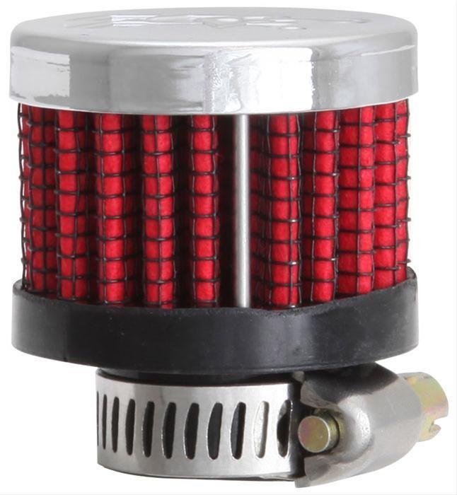 K&N Clamp-On Vent Filter 1-3/8 OD x 1-1/8 H (KN62-2480)