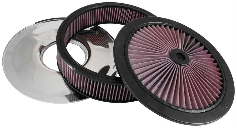 K&N Custom Air Filter Assembly 14 OD x 3" H (KN66-3010)