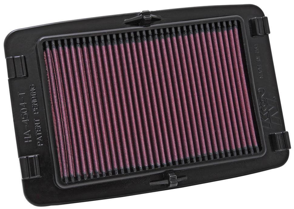 K&N Replacement Motorcycle Powerlid Air Filter (KNHA-4504-T) — Fast ...