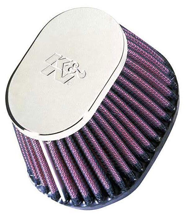 K&N Universal Clamp On Filter Fits 2.125 in (54 mm) (KNRC-0981) KNRC-0981
