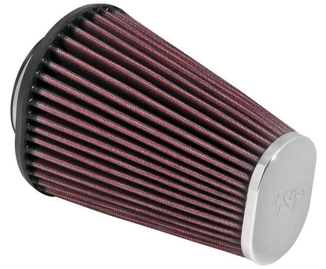 K&N Universal Clamp On Filter Fits 2.438 in (62 mm) (KNRC-3680)