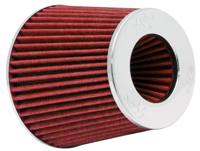 K&N Universal Clamp On Filter Red Fits 4 in (102 mm) (KNRG-1001RD)