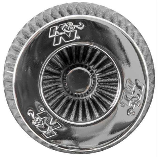 K&N Universal Clamp On Filter White Fits 4 in (102 mm) (KNRG-1001WT)