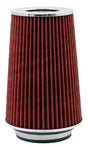 K&N Universal Tapered Clamp On Filter With Universal Flage Inserts (KNRG-1002RD) KNRG-1002RD