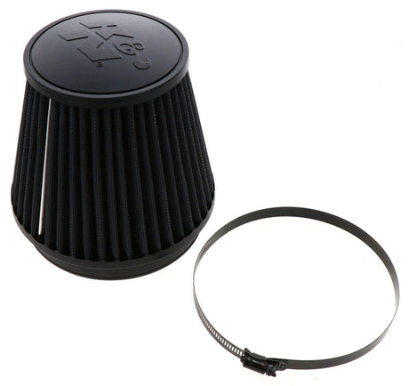 K&N Black Universal Round Tapered Clamp On Filter Fits 6" (152mm) (KNRU-3102HBK) KNRU-3102HBK