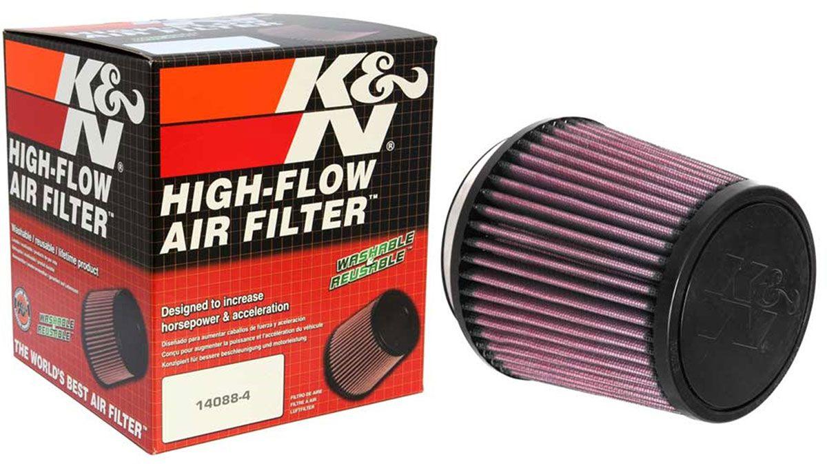 K&N Universal Clamp On Filter Fits 4 in (102 mm) (KNRU-3600)