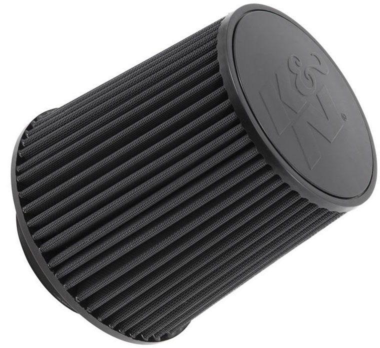 K&N Black Universal Round Tapered Clamp On Filter Fits 4" (102mm) (KNRU-5171HBK) KNRU-5171HBK