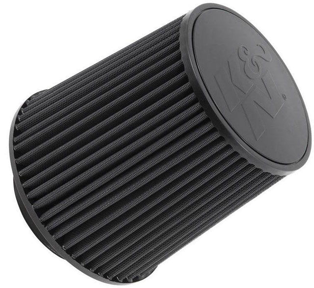 K&N Black Universal Round Tapered Clamp On Filter Fits 4" (102mm) (KNRU-5171HBK) KNRU-5171HBK