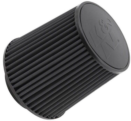 K&N Black Universal Round Tapered Clamp On Filter Fits 4.5" (114mm) (KNRU-5283HBK) KNRU-5283HBK