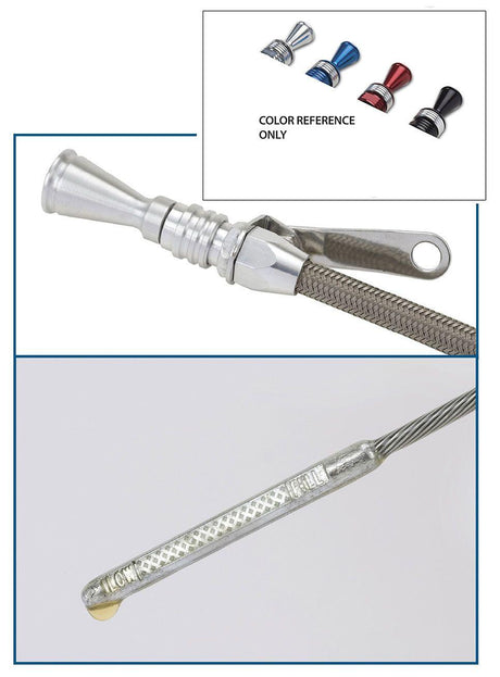 Lokar Anchor-Tight Locking Engine Dipstick - Polished (LK-1220004) LK-1220004
