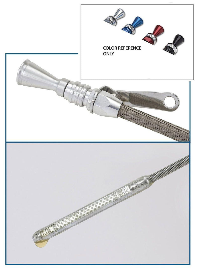 Lokar Anchor-Tight Locking Engine Dipstick - Polished (LK-1220004) LK-1220004