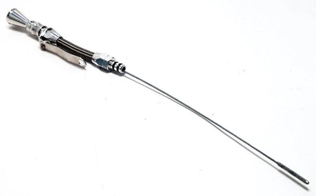 Lokar Anchor-Tight Lock Flex Engine Dipstick 1/4" Npt Fitting - Polished (LK-1220014) LK-1220014