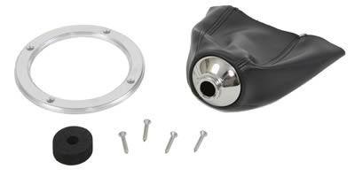 Lokar Classic Shifter Boot with Billet Boot Ring (LK-70-BCLB) LK-70-BCLB